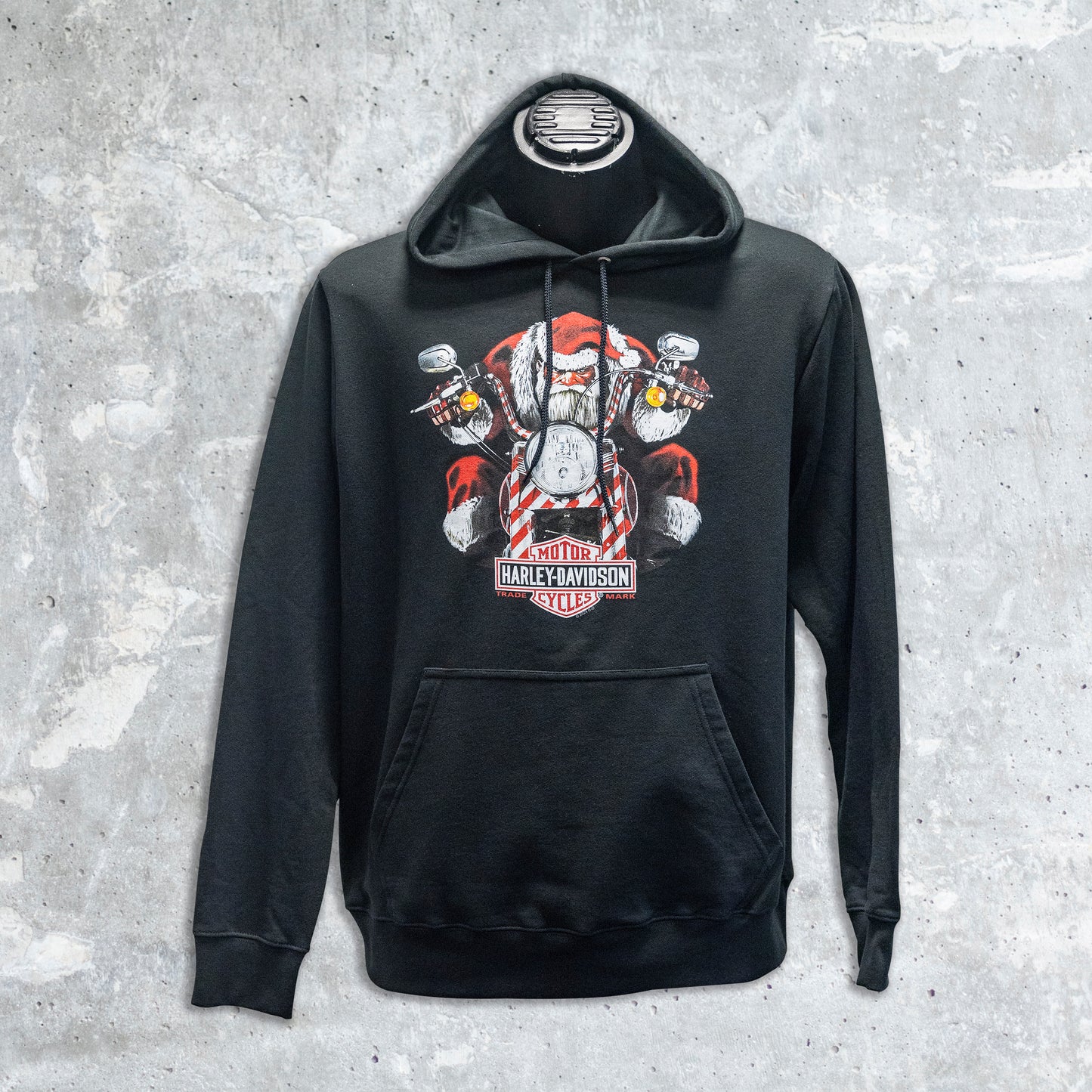 Wild Fire Harley Davidson-Cruisin' Santa Hoodie