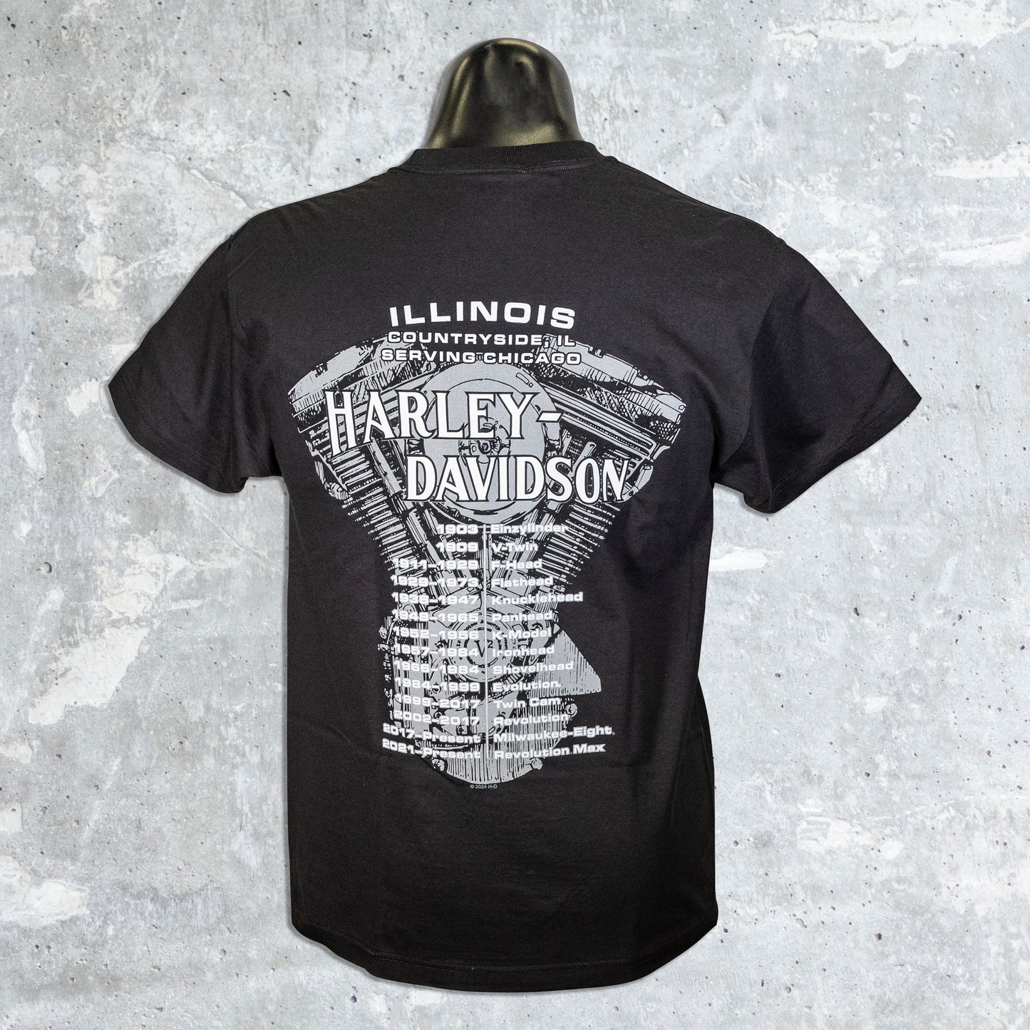 Illinois Harley Davidson- Lucky T-Shirt