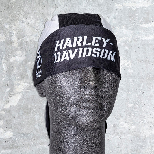 Barbed Wire Harley Davidson- Gritty Headwrap