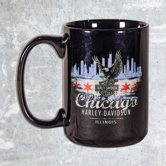 Chicago Harley Eagle Mug