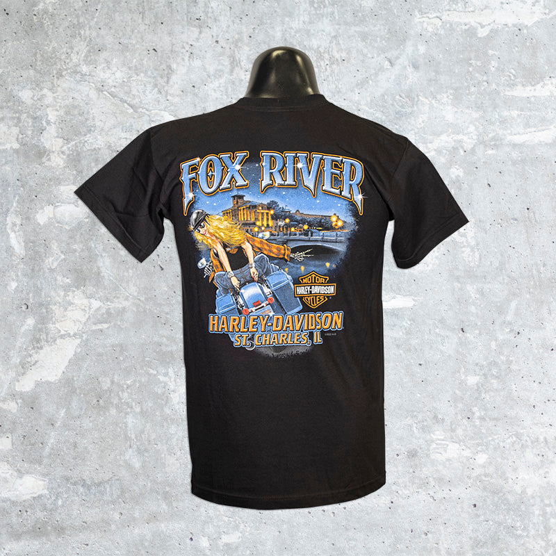 FOX RIVER HARLEYDAVIDSON SKULL CUSTOM The Shirt Shop