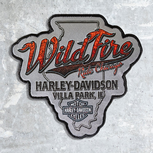 Wildfire Harley Davidson- 4 Inch Patch