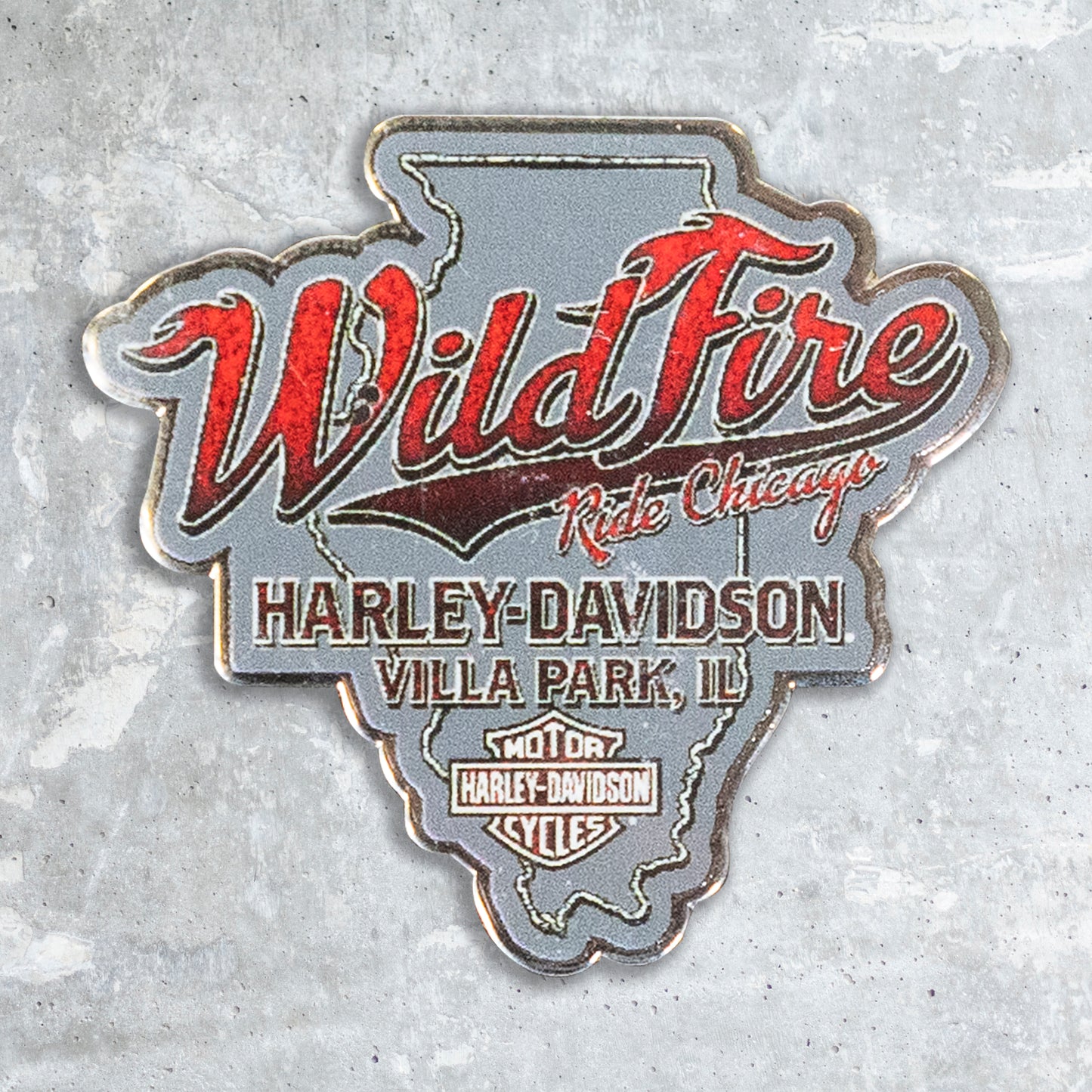 Wildfire Harley Davidson-State Pin