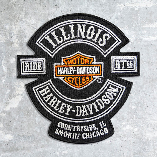 Illinois Harley Davidson- Rocker Patch