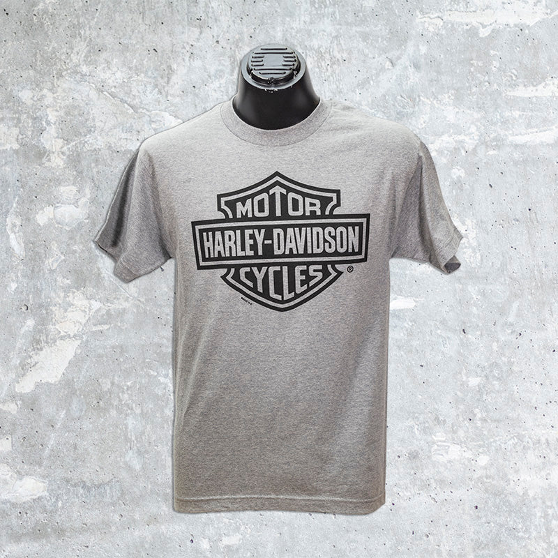 Wild Fire Harley Davidson-Gray Bar and Shield Shirt