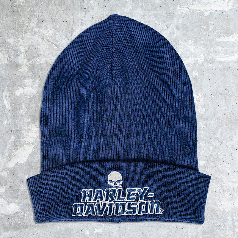 Wild Fire Harley Davidson- Blue Virtual Beanie